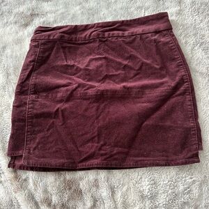 Elegant Burgundy Skirt